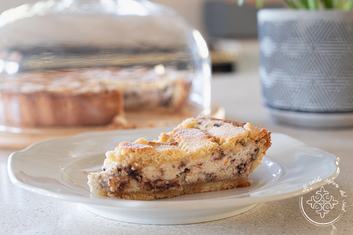 Crostata de ricota e chocolate