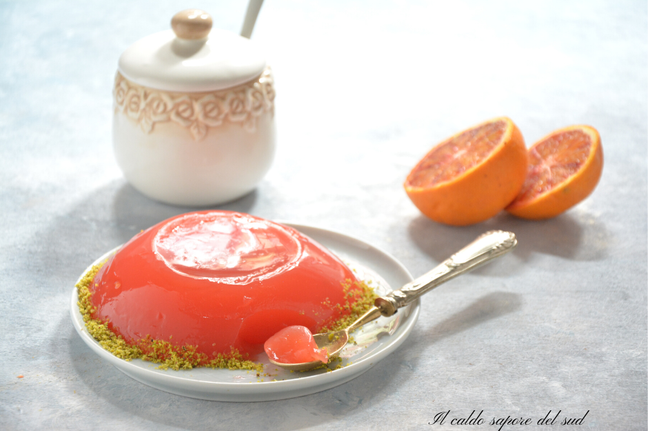 Gelo de laranja receita siciliana