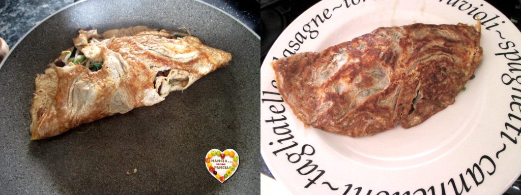 Omelete com vegetais à chinesa, Coma sem Barriga