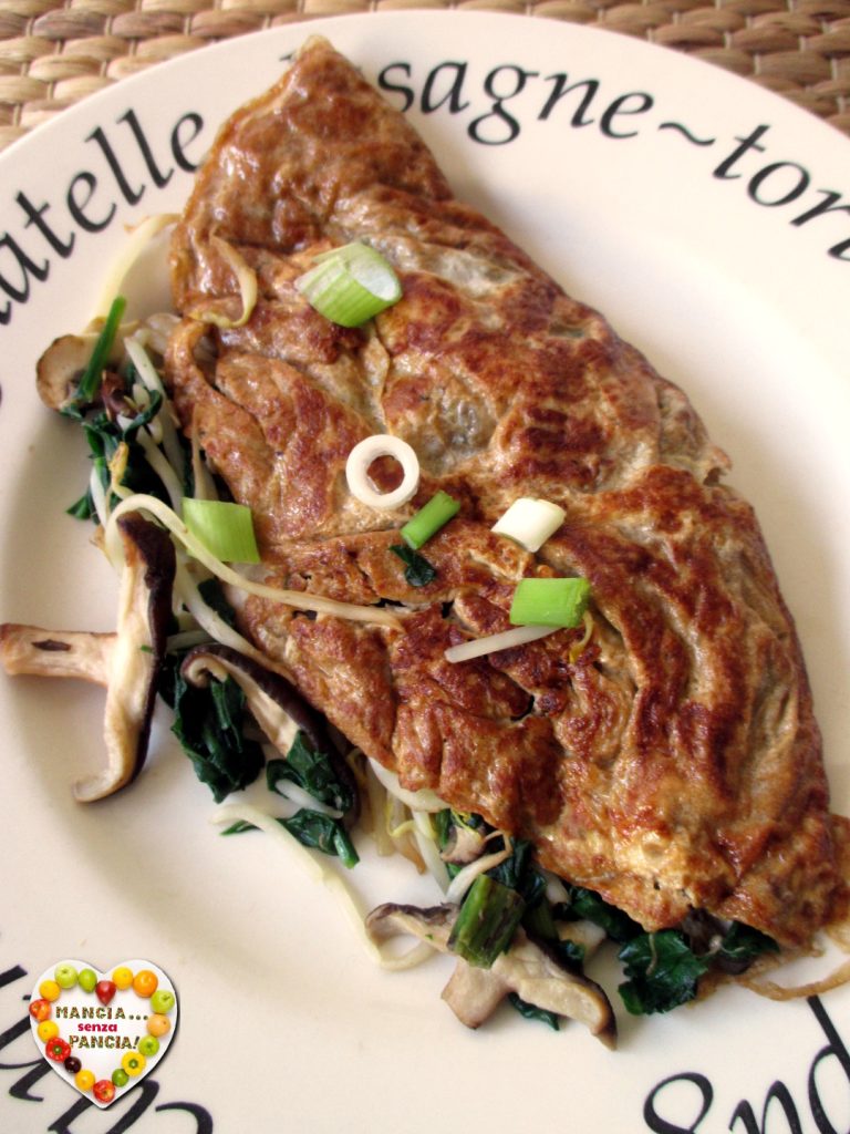 Omelete com vegetais à chinesa, Coma sem Barriga