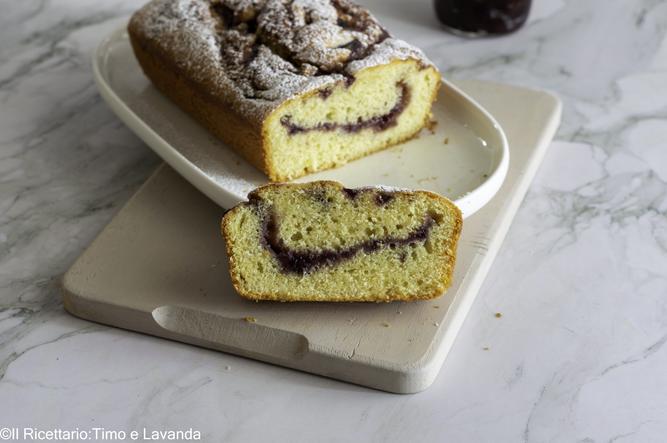 Bolo de Ameixa com Geleia sem Glúten