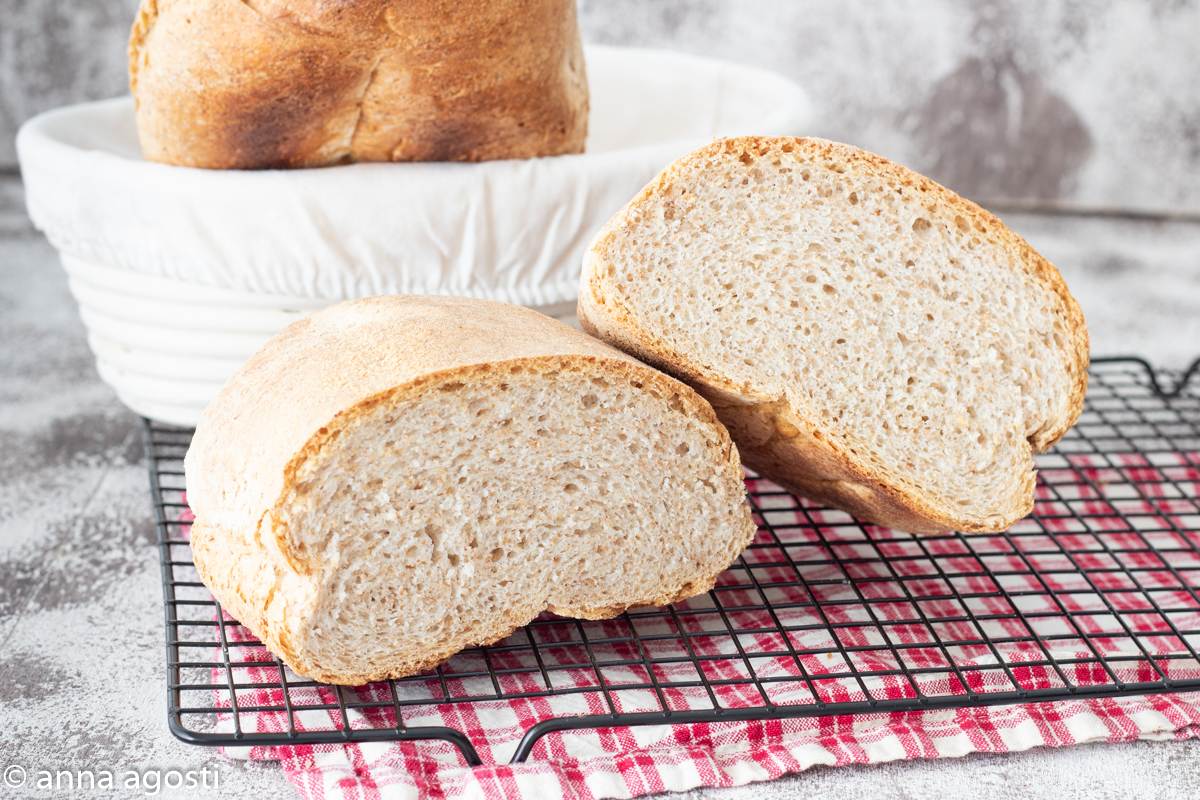 Pão Toscano feito em casa
