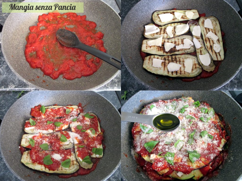 Parmigiana light na frigideira, Mangia senza Pancia