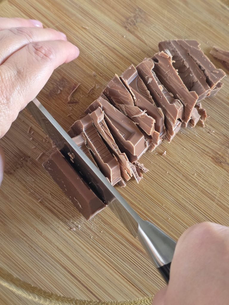 Torrone de chocolate com arroz tufado