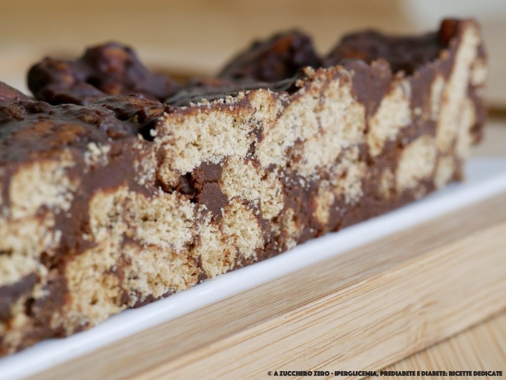Torrone de chocolate com biscoitos light
