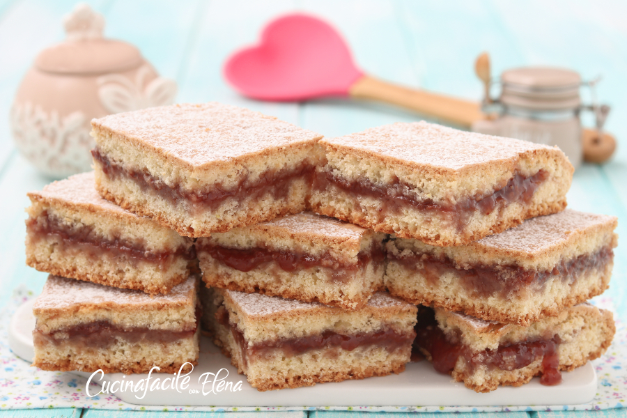 Torta de iogurte e geleia