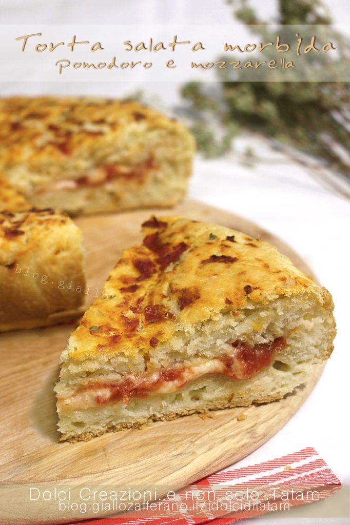 Torta salgada macia recheada