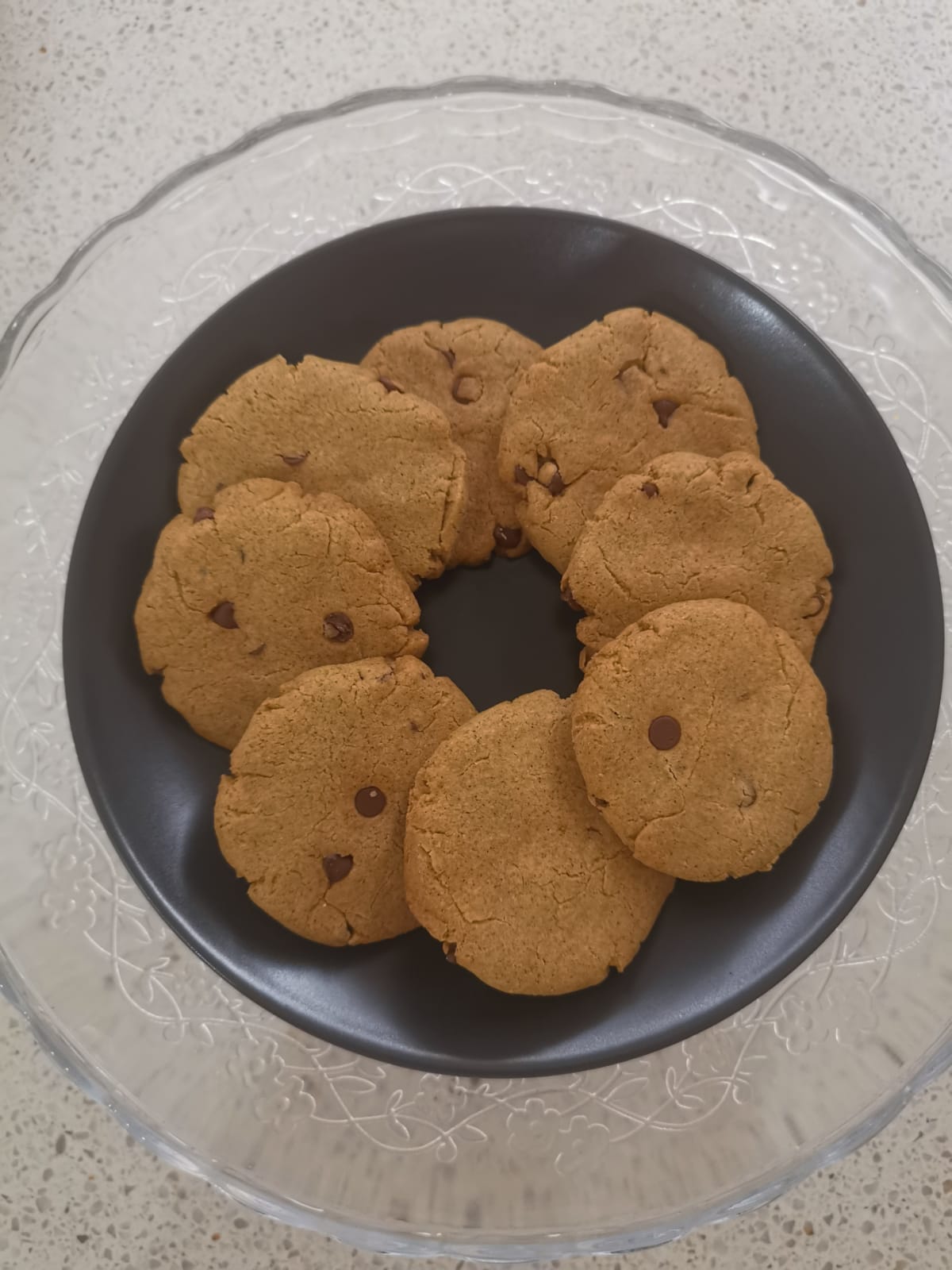 Biscoitos de trigo sarraceno apenas