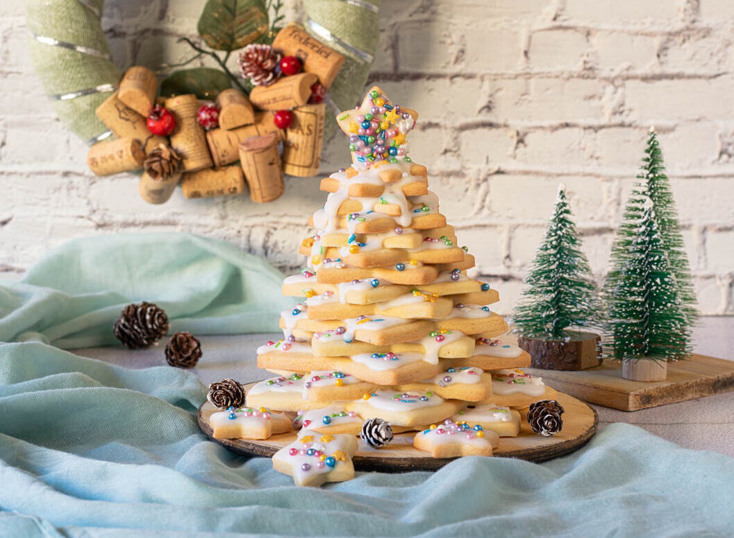 Árvore de Natal de biscoitos