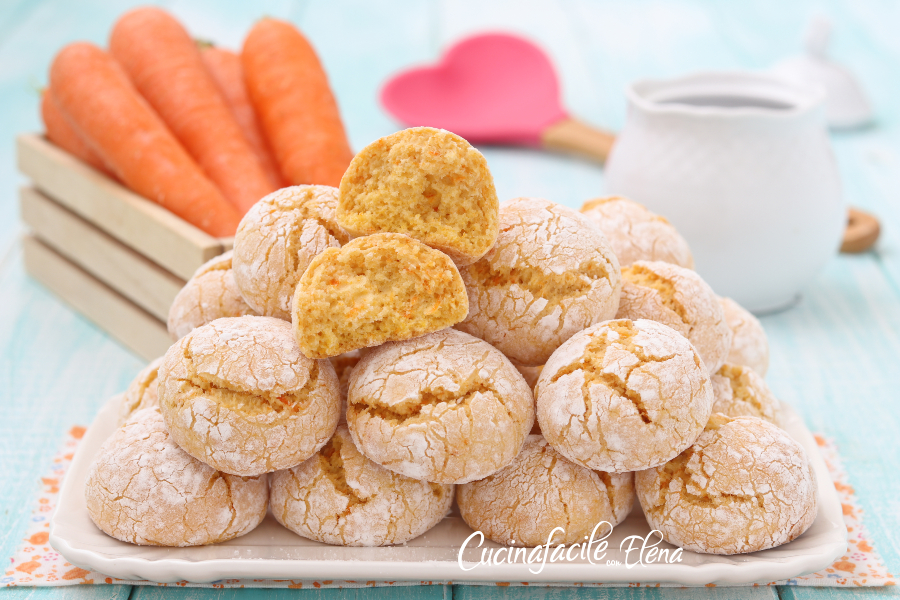 Biscoitos de cenoura super macios