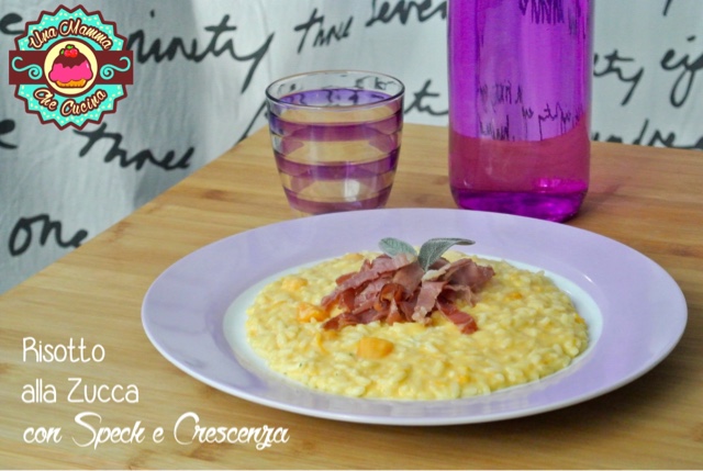 Risoto de Abóbora com Speck e Crescenza