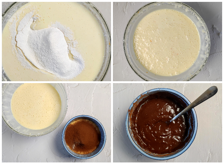 bolo de laranja e chocolate