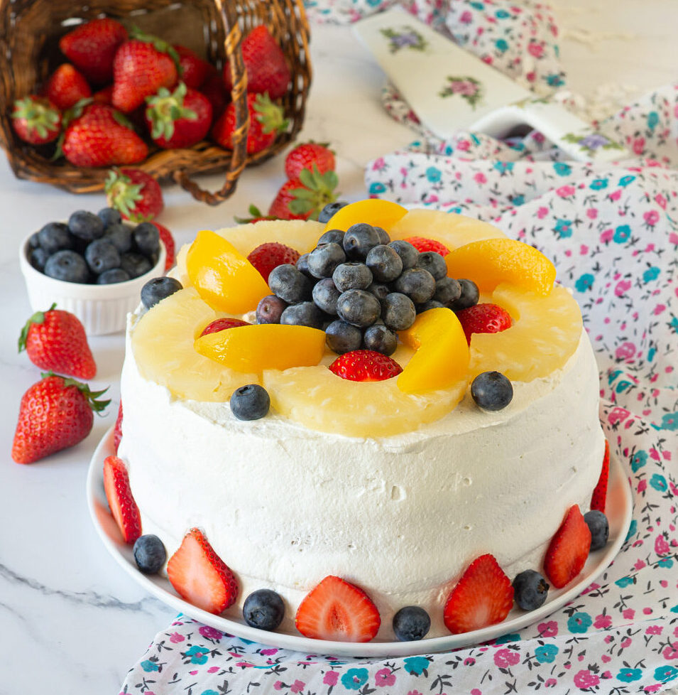 bolo paixão de frutas