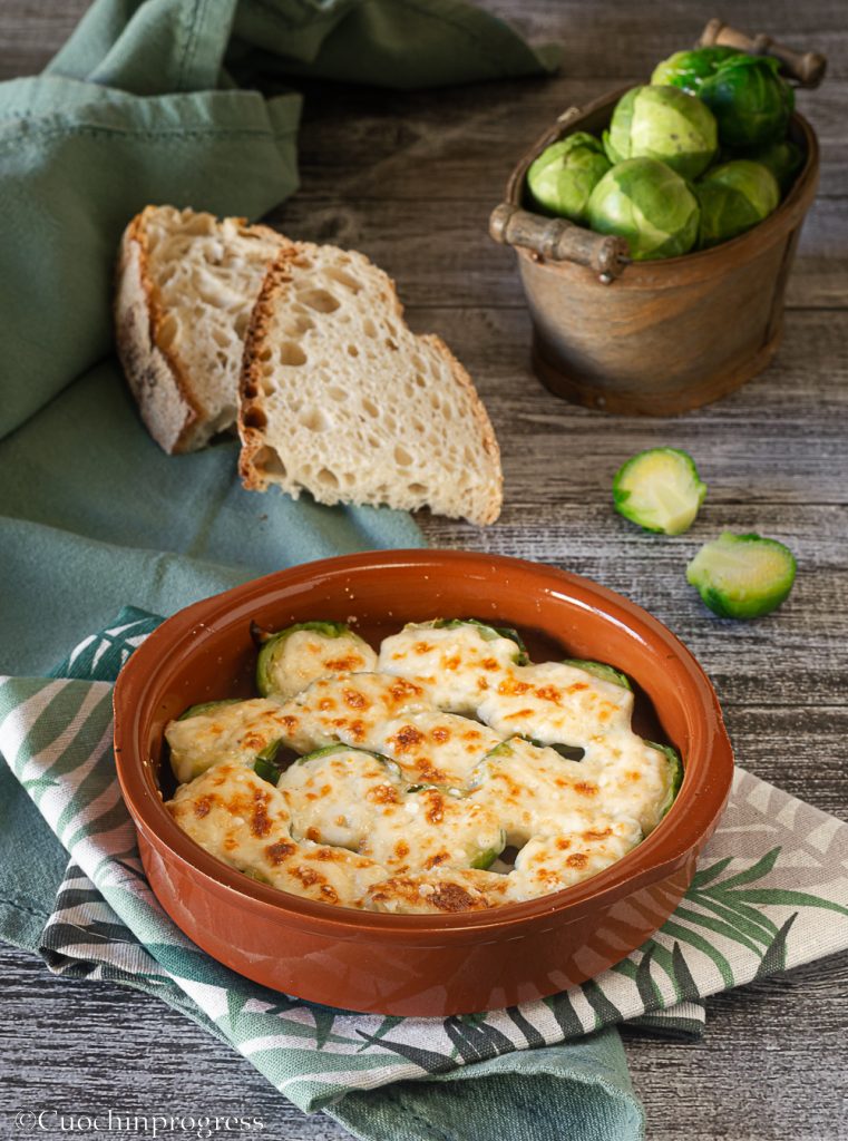 couve-de-bruxelas gratinadas