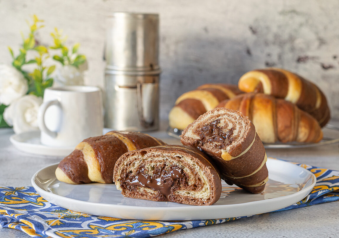 Croissants dois sabores