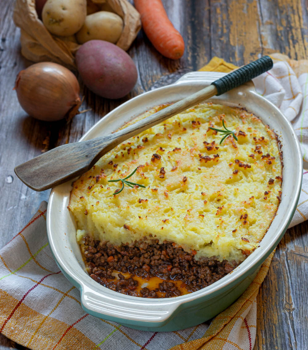 Empadão de carne e batata