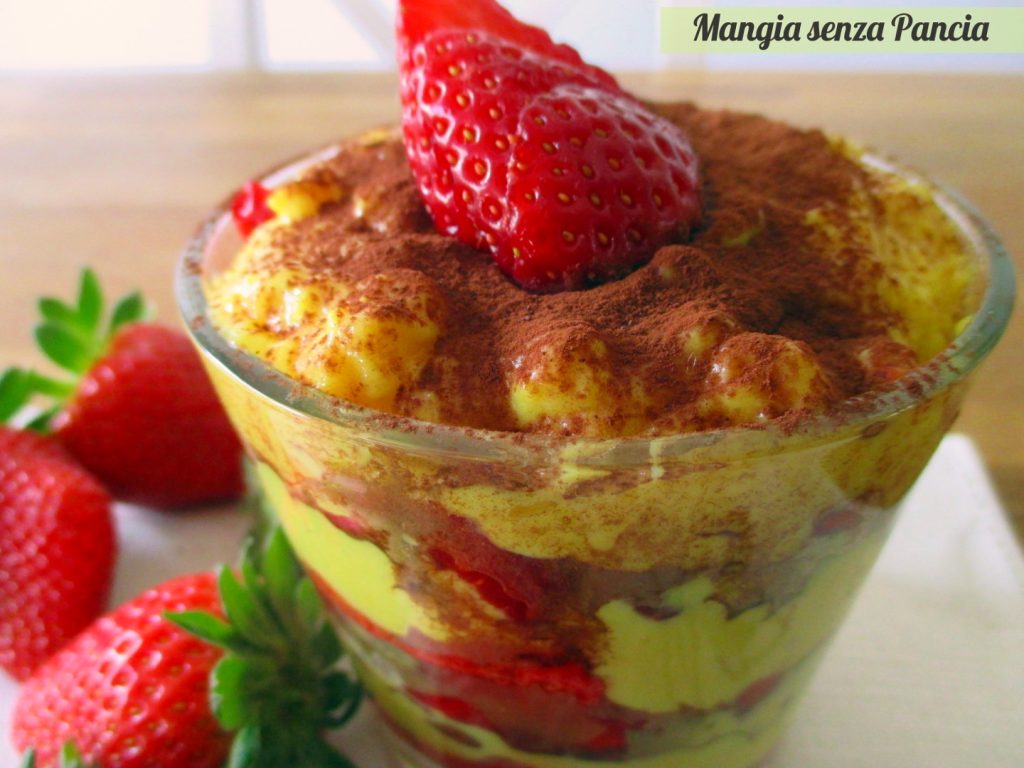 Zuppa inglesa biscoitos champagne e frutas, Mangia senza Pancia