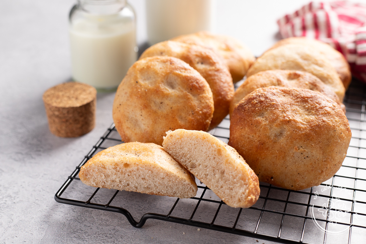 Focacinhas integrais macias