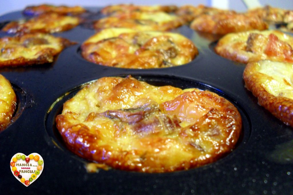 Omeletinhos com cogumelos no forno, Mangia senza Pancia