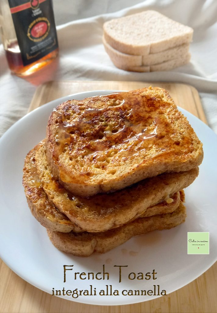 french toast integrais com canela
