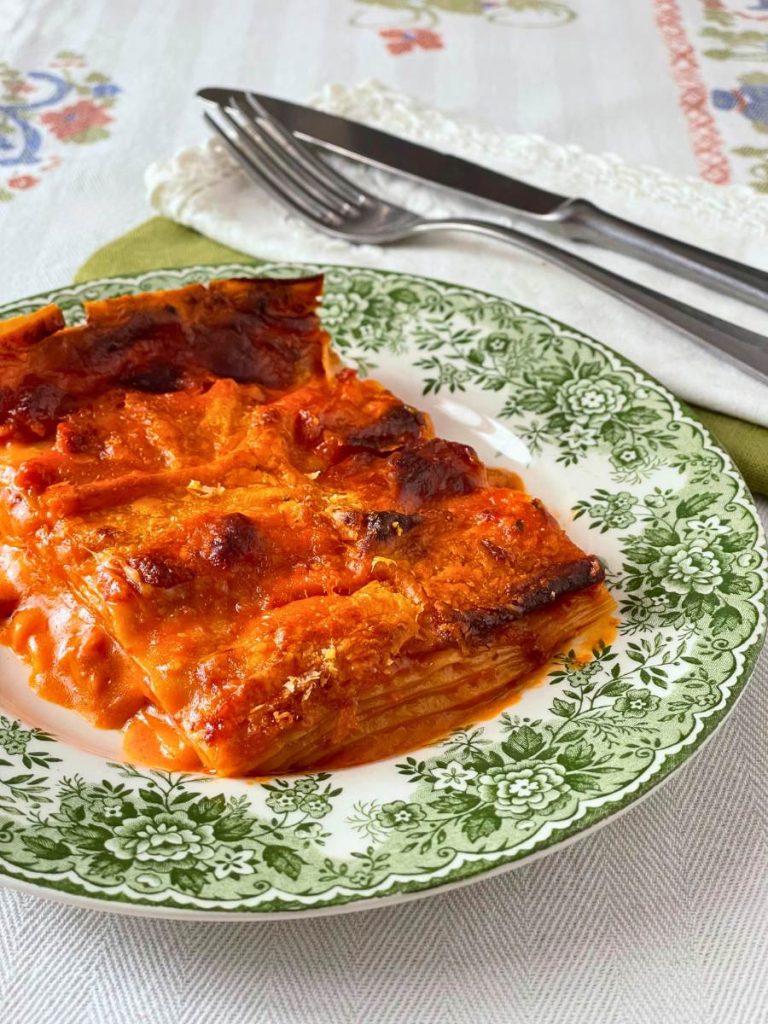 lasanha ao molho de cotechino