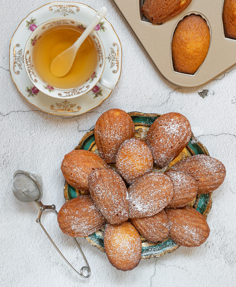Madeleines ao mel