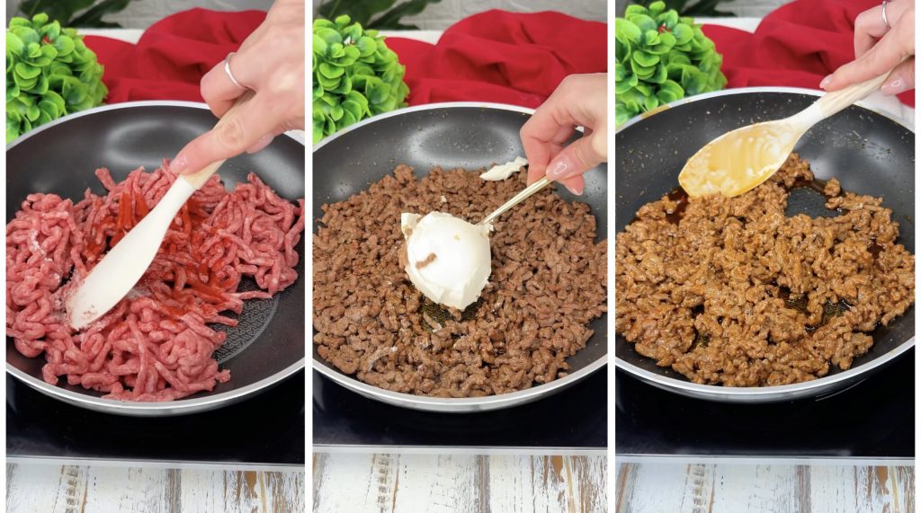 Pães de hambúrguer rápidos na fritadeira elétrica