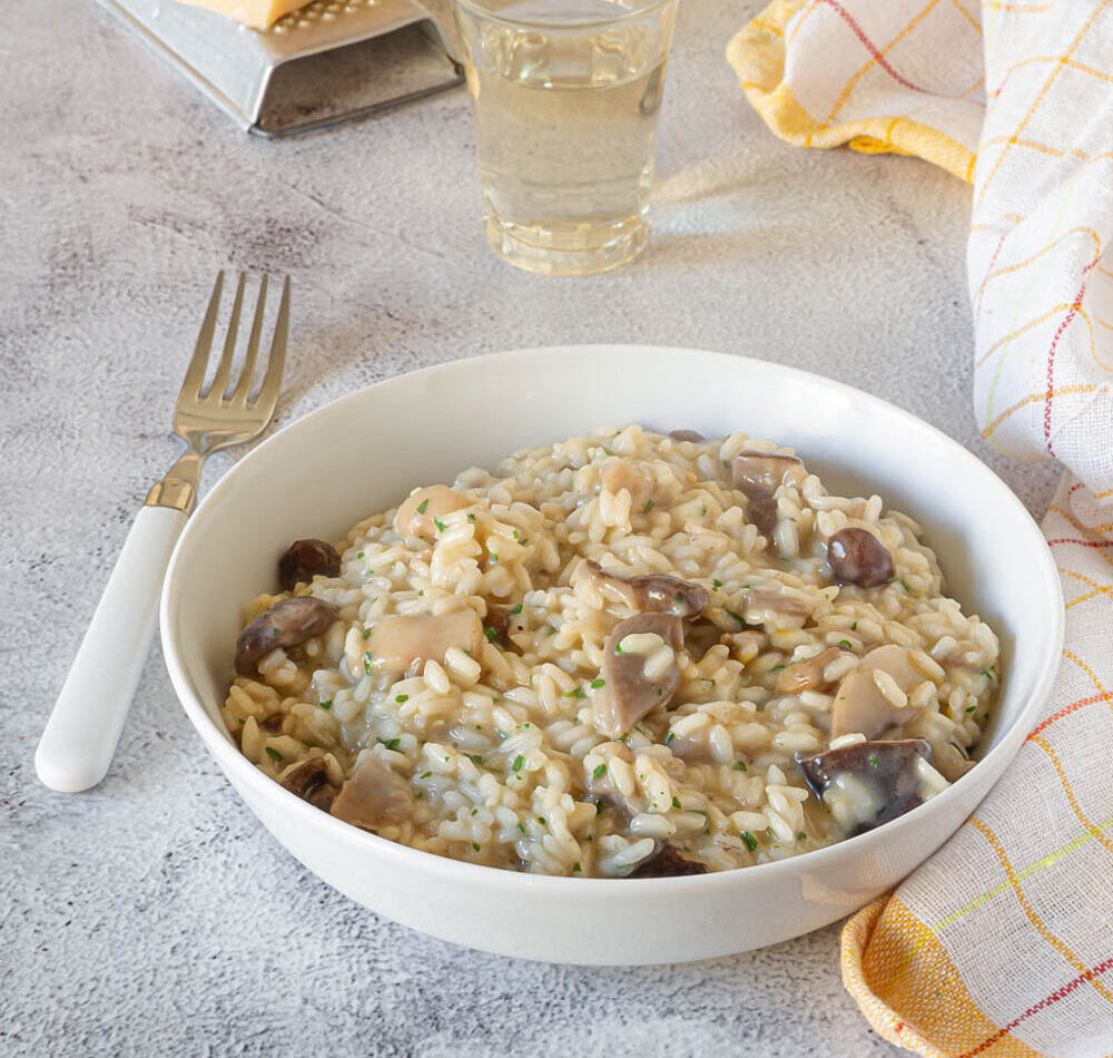Risoto de cogumelos