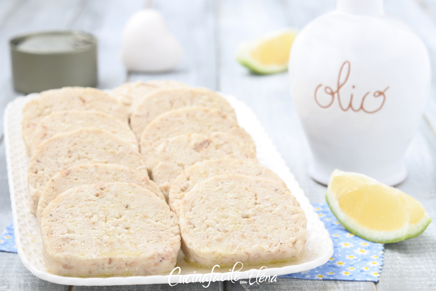 Rocambole de atum sem cozimento