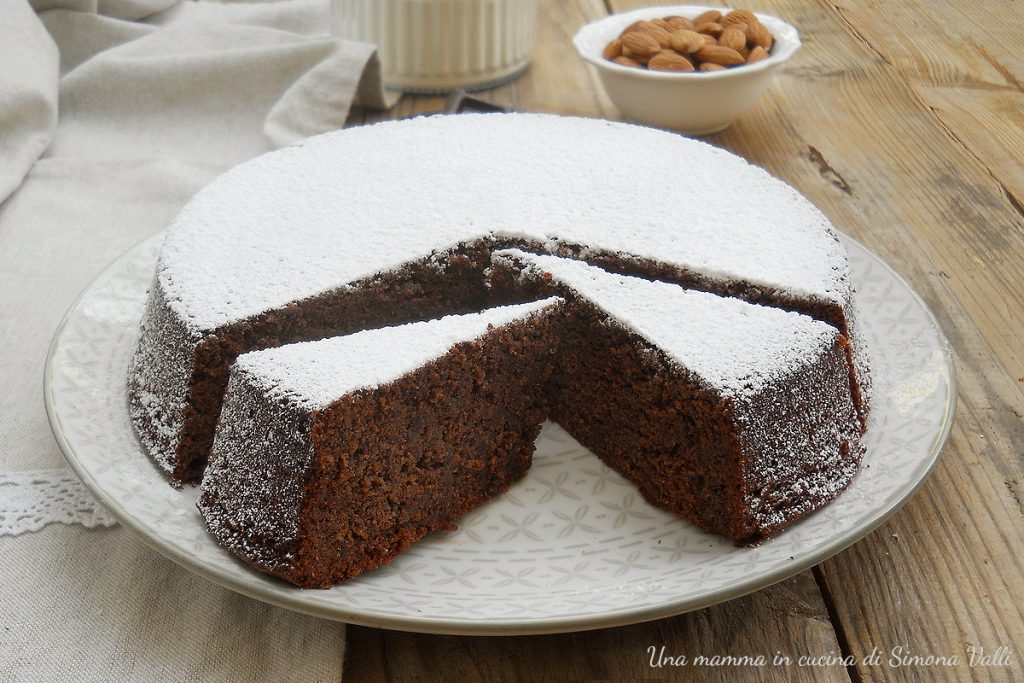 torta caprese de sal de Riso oriz