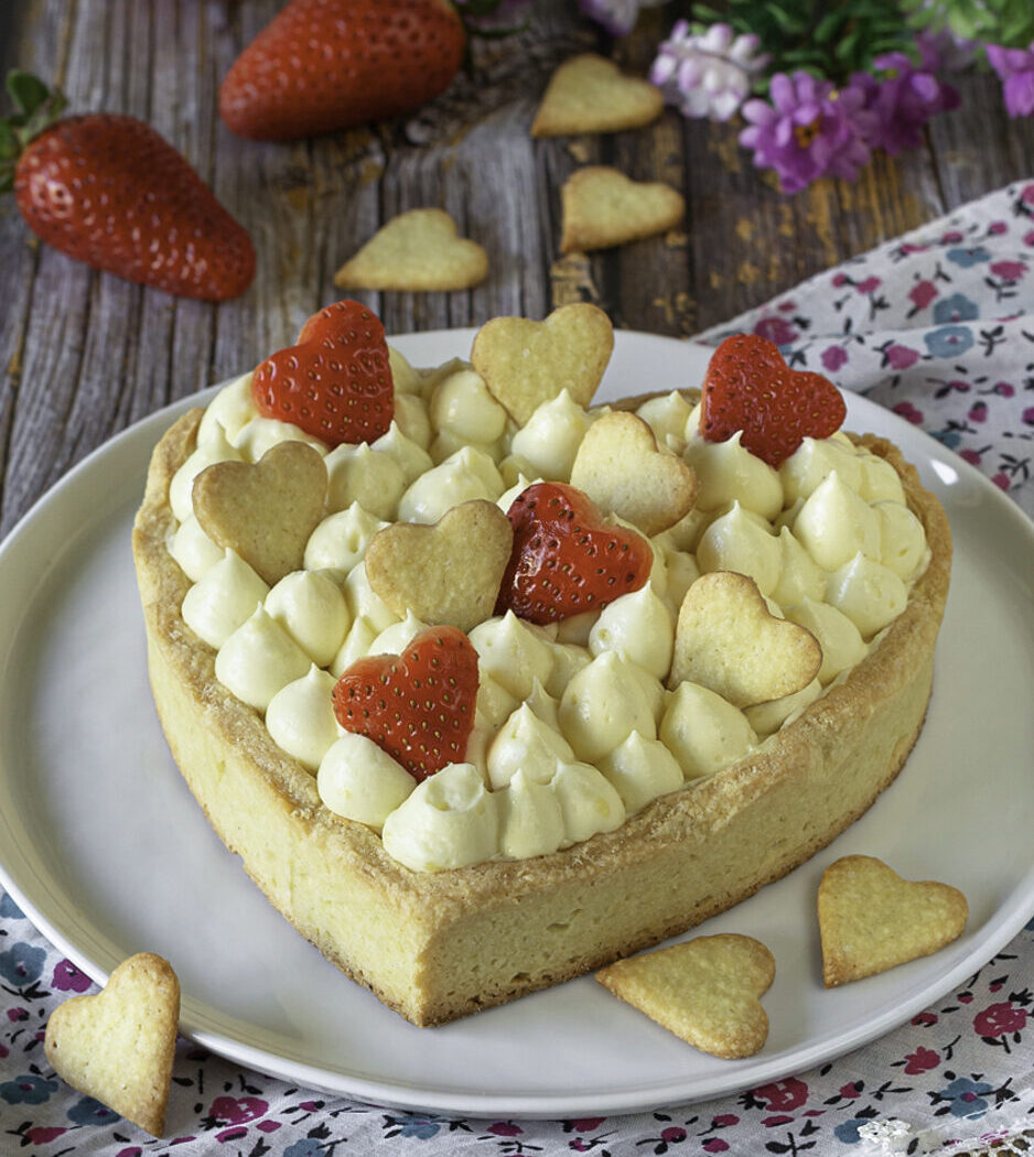 Torta com creme de limão