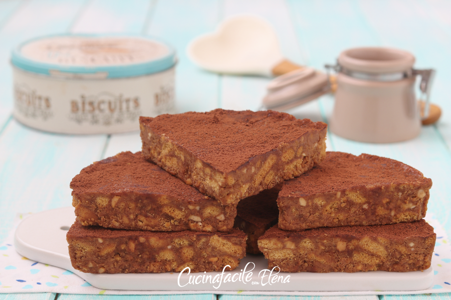 Torta de biscoitos com manteiga de amendoim
