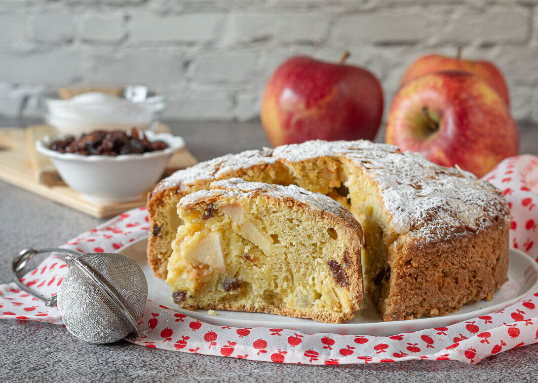 Torta de maçã sem açúcar