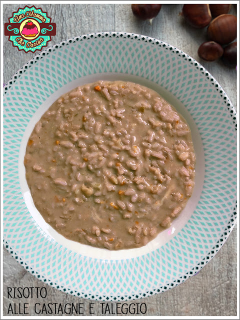 Risoto de castanhas e taleggio