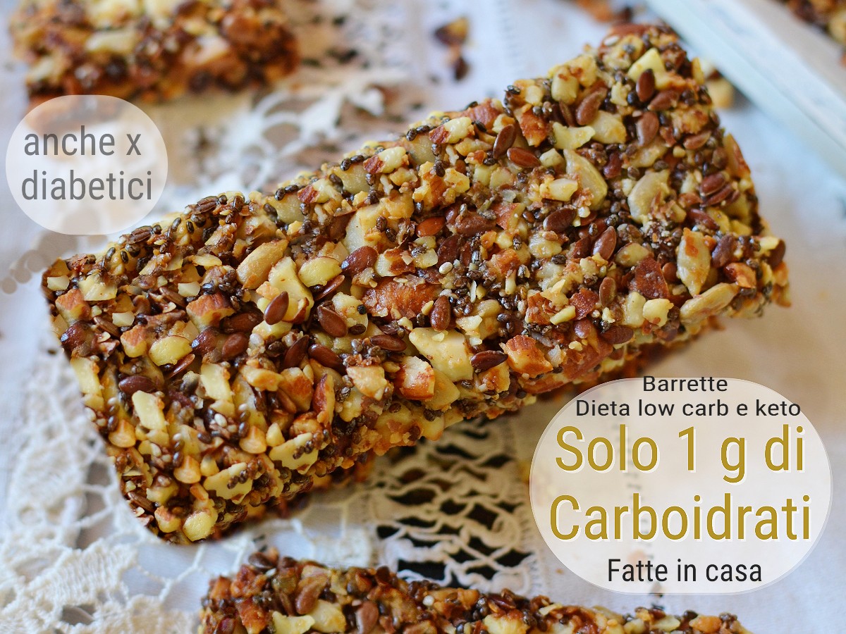 Barrinhas KETO Caseiras com Amêndoas, Sementes e Óleo de Coco