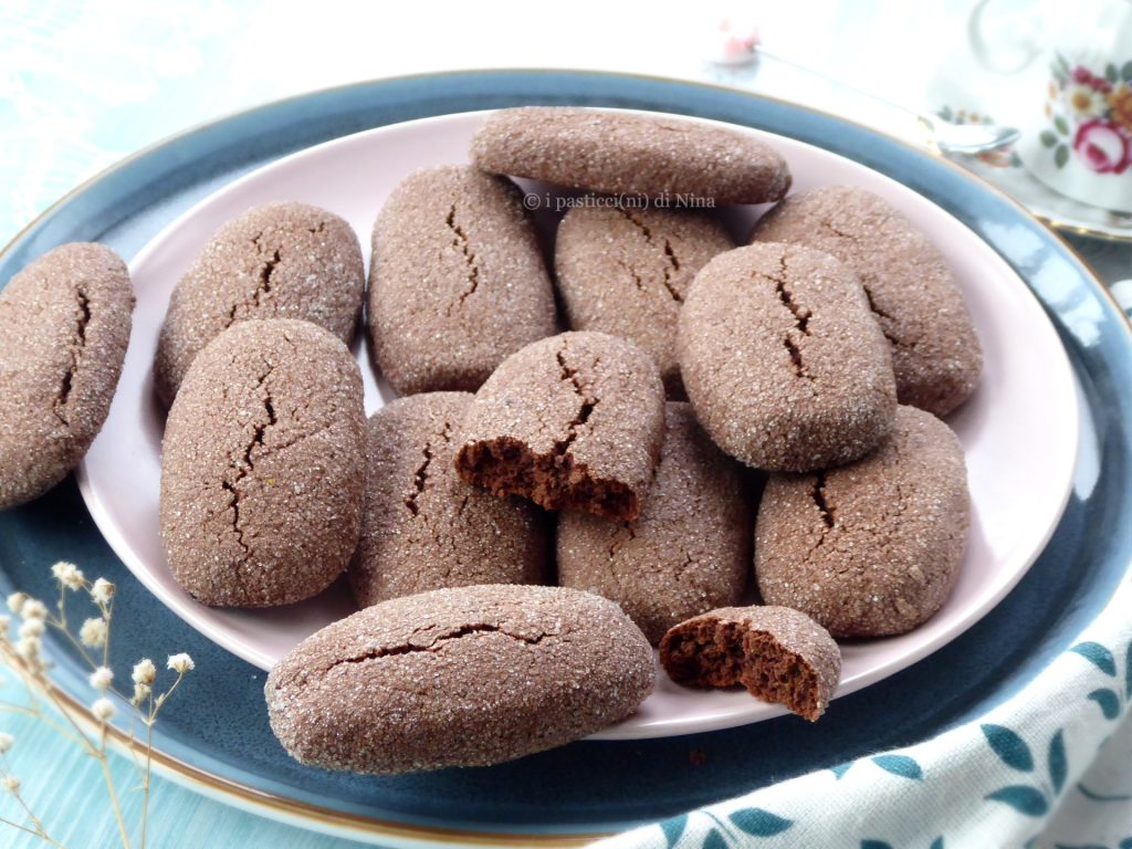 biscoitões macios de cacau simples sem manteiga receita i pasticcini di Nina