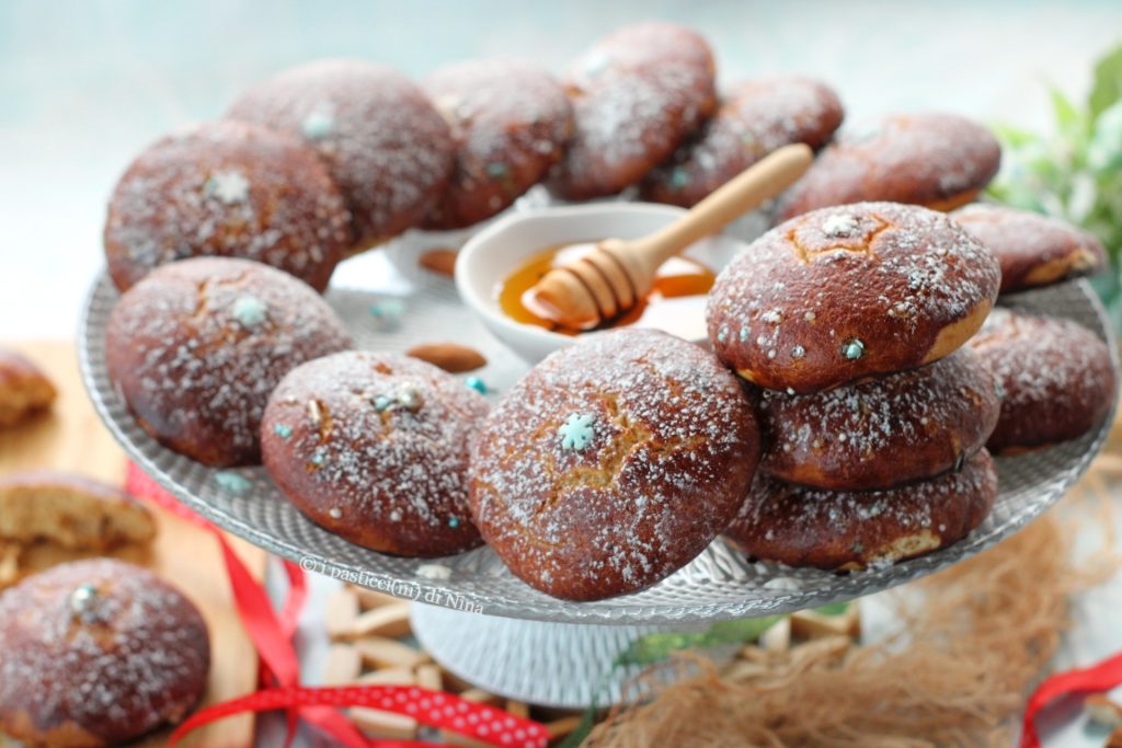 Receita de biscoitos com farinha de amêndoas e mel ideia de presente i pasticcini di Nina