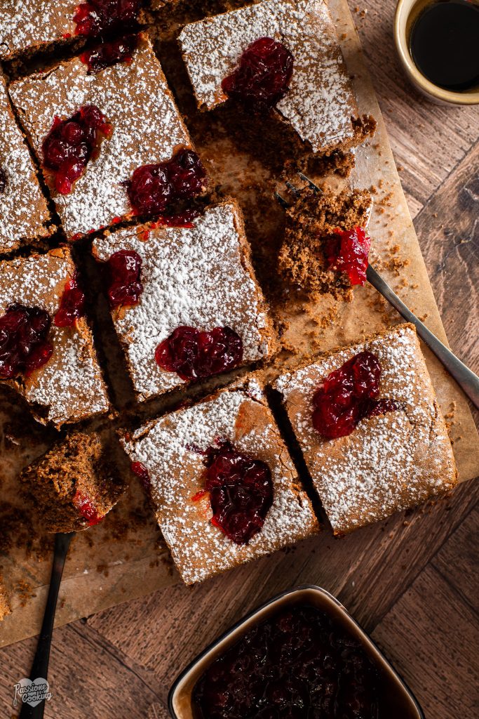 Bolo de trigo sarraceno e chocolate