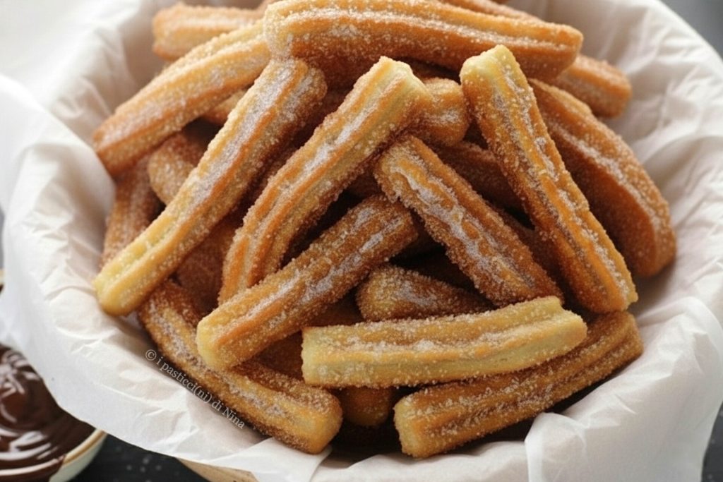 Churros caseiros receita original crocante e fácil i pasticcini di Nina