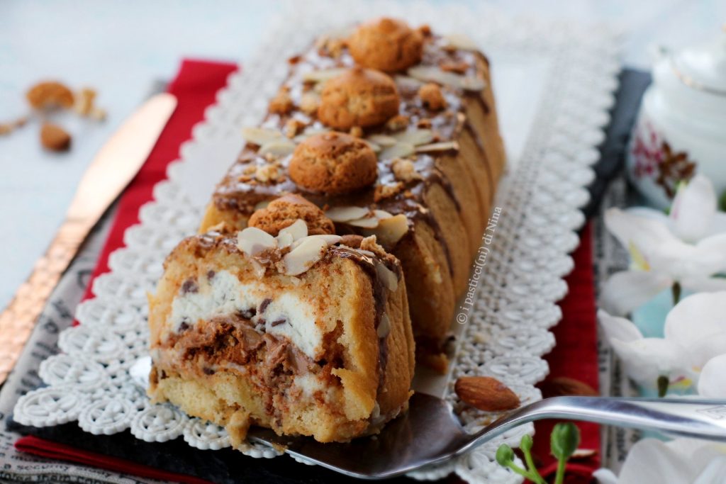 Doce gelado de amêndoas e amaretti sobremesa sem forno receita i pasticcini di Nina