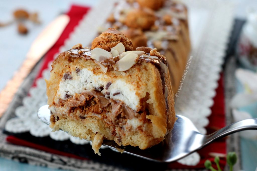 Doce gelado de amêndoas e amaretti sobremesa sem forno receita i pasticcini di Nina
