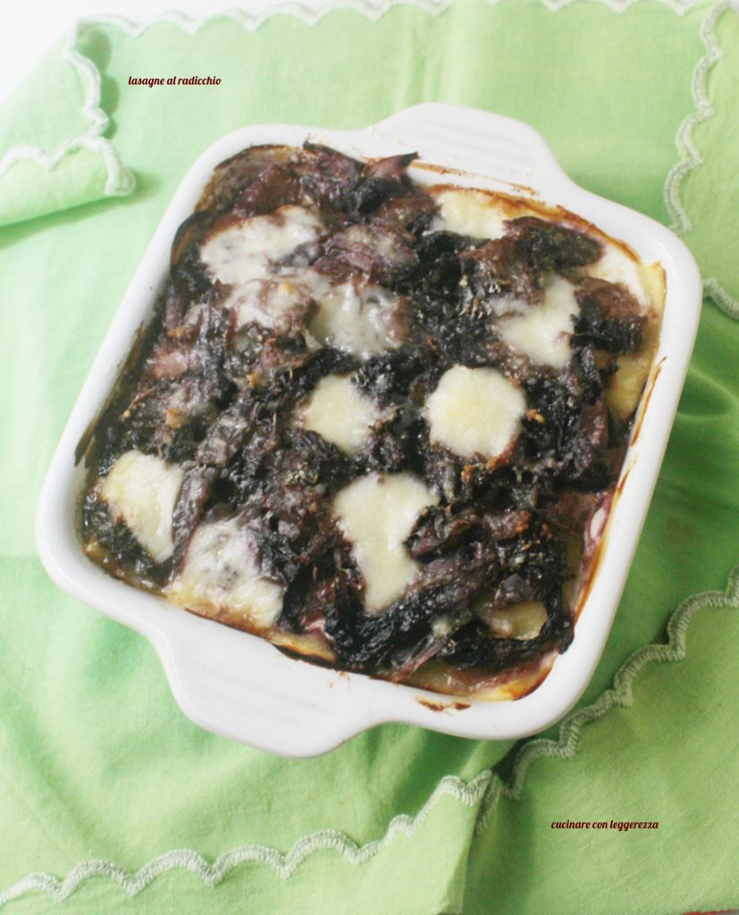 lasanha de radicchio