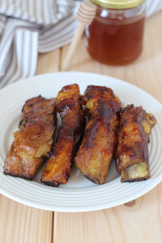 costelas de porco com páprica na frigideira