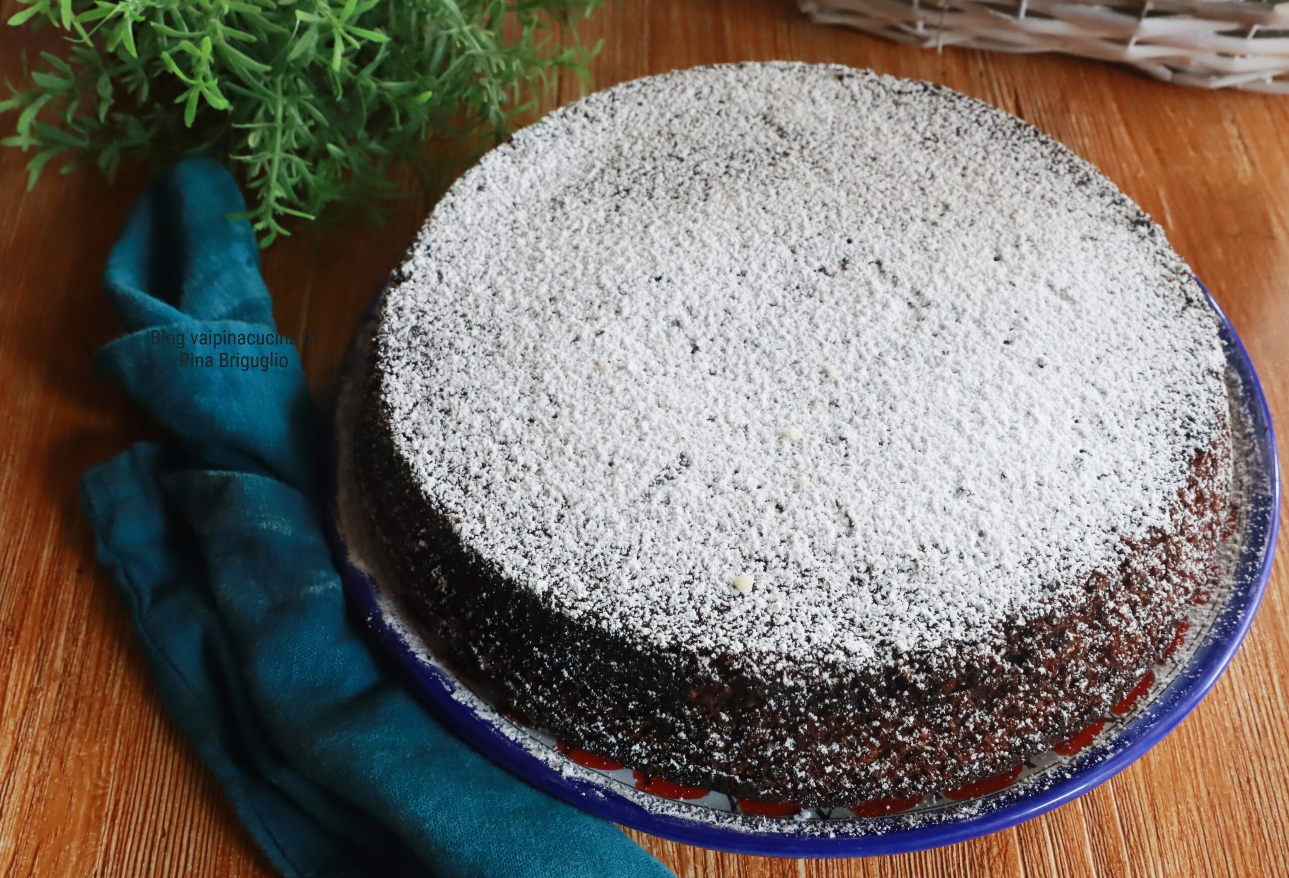 Bolo Caprese de Chocolate