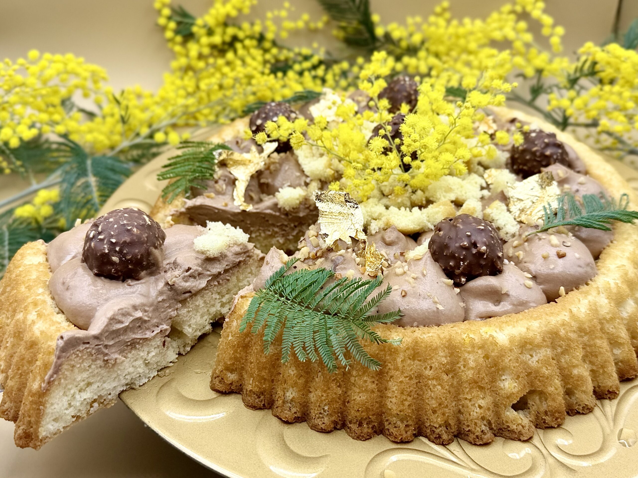 A crostata mimosa Rocher que deixa todo mundo louco no dia 8 de março