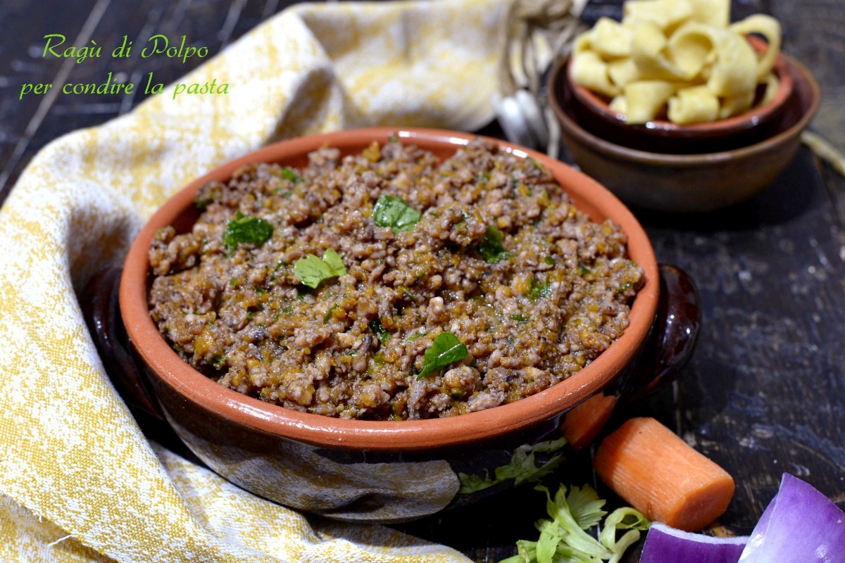 Ragu de polvo para temperar a massa da Véspera: fazer agora e congelar