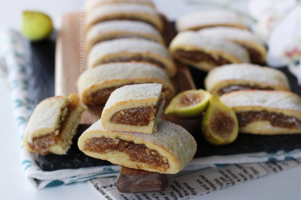 Settembrini biscoitos com figos frescos recheados os docinhos da Nina