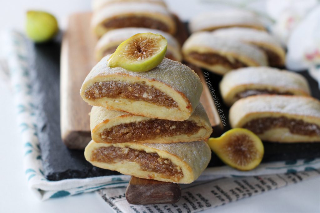 Settembrini biscoitos com figos frescos recheados os docinhos da Nina