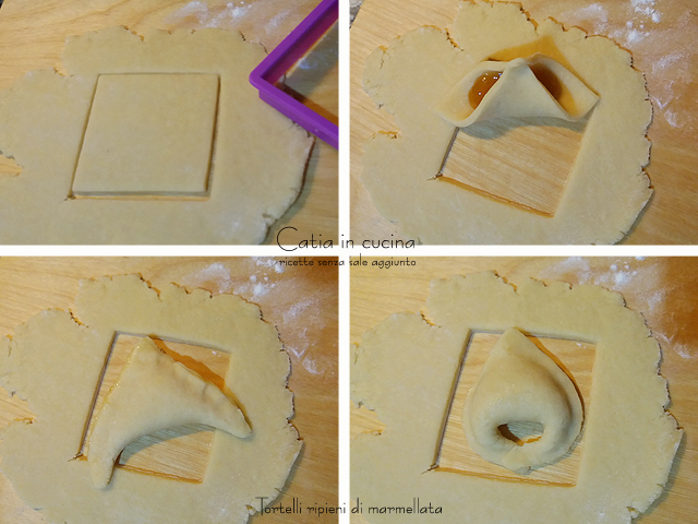 Tortelli recheados - etapas