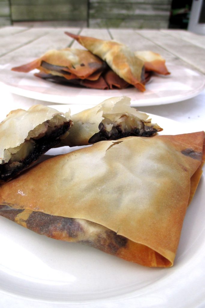 Triângulos de banana e chocolate, Mangia senza Pancia